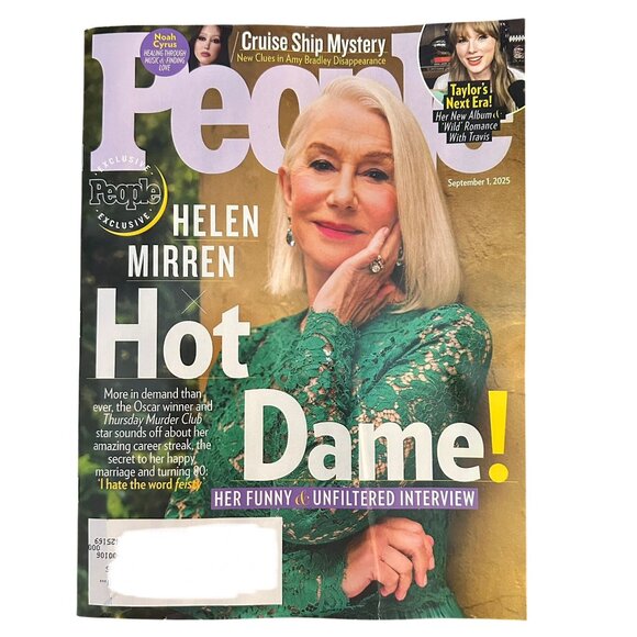 People Magazine September 1 2025 Hot Dame Helen Mirren Taylor's Swift Next Era - Picture 1 of 1